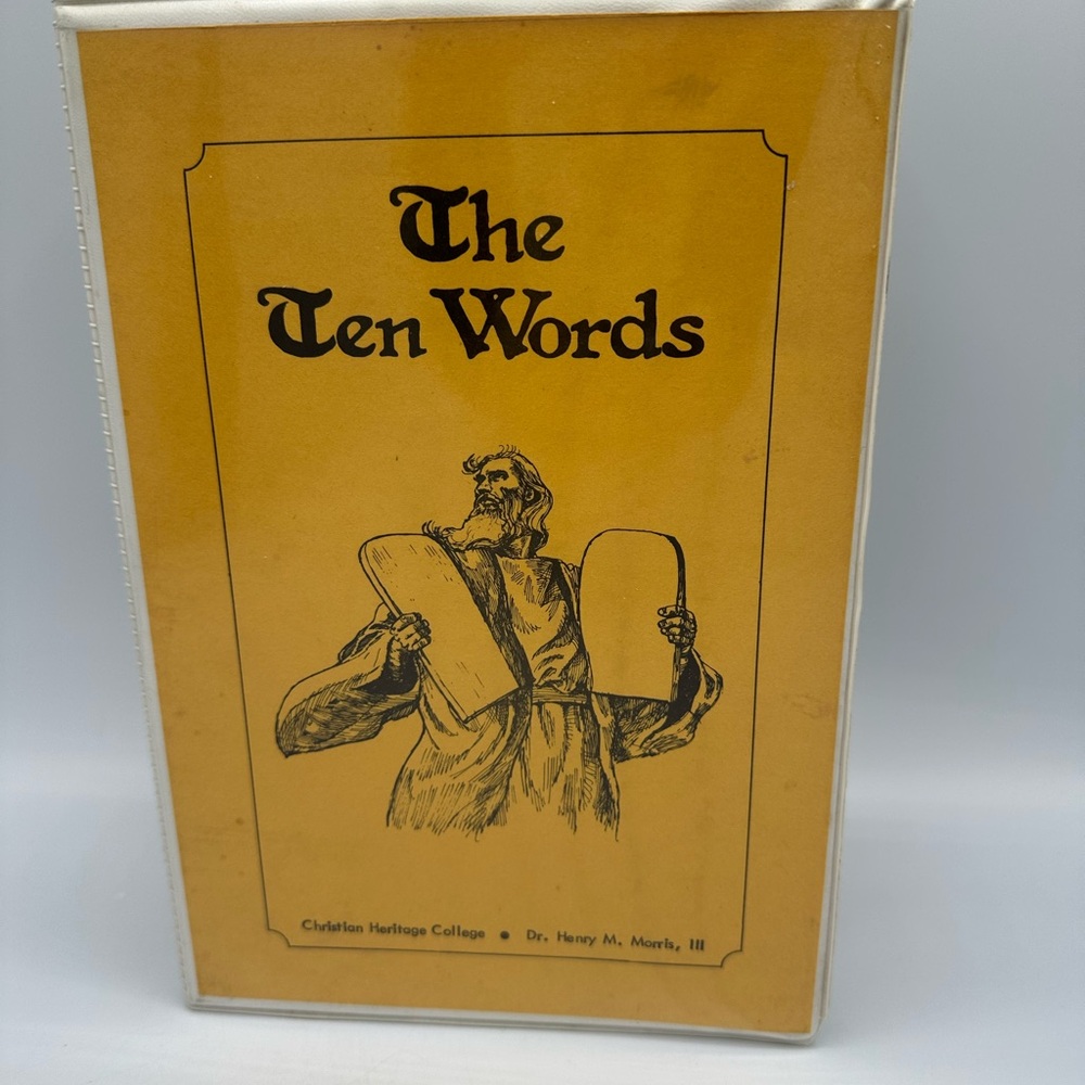 The Ten Words 6 Cassette Tape Set Ten Commandments Dr Henry M Morris Christian